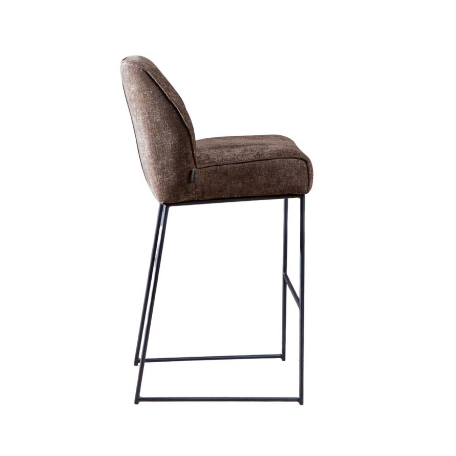 Barhocker Momo Chenille Mocha 85 cm