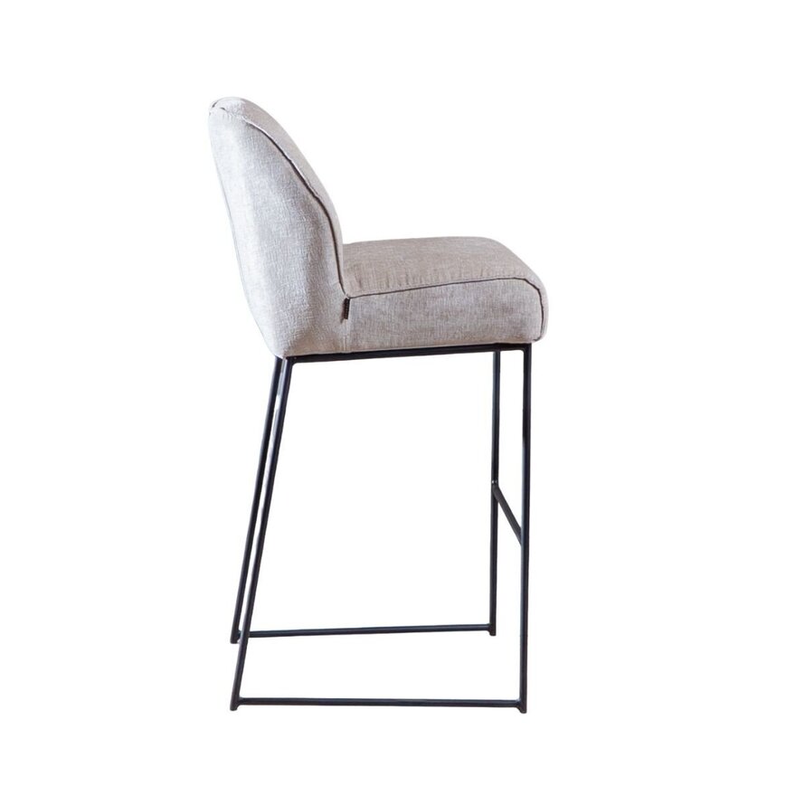 Barhocker Momo Chenille Sand 85 cm