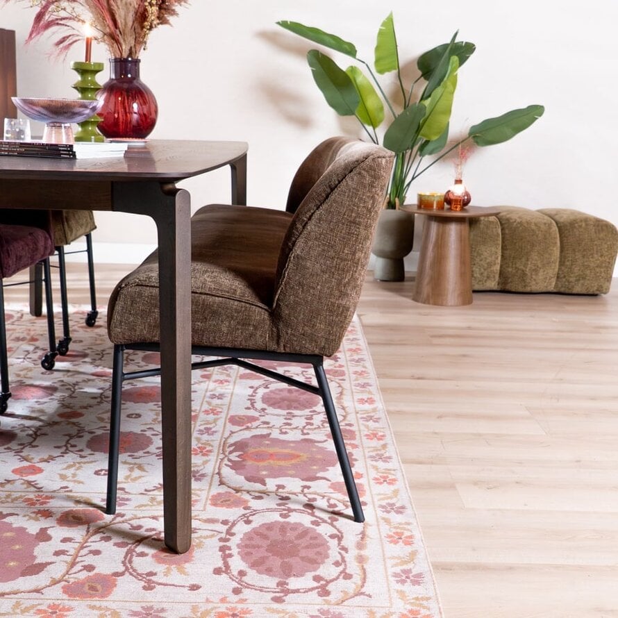 Esszimmerbank Momo Chenille Mocha 220 cm