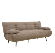 Bronx71 Schlafsofa 1-Sitzer Mira Bouclé Melange braun