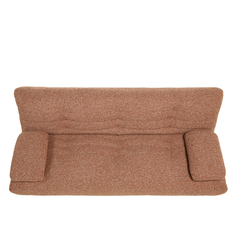 Schlafsofa 1-Sitzer Mira Bouclé Melange terrakotta
