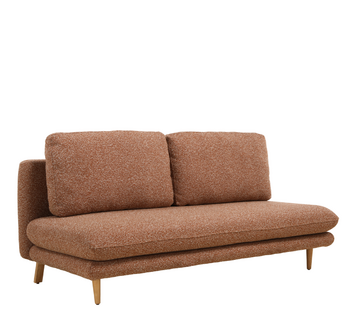 Bronx71 Schlafsofa 2-Sitzer Lauri Bouclé Melange terrakotta
