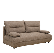 Bronx71 Schlafsofa 2-Sitzer Jona Bouclé Melange braun