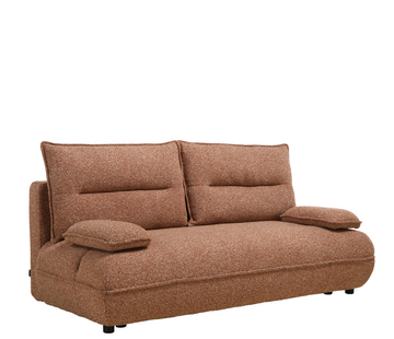 Bronx71 Schlafsofa 2-Sitzer Jona Bouclé Melange terrakotta