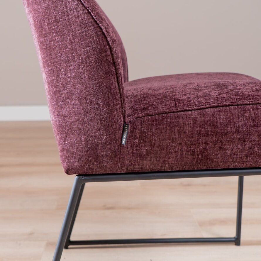 Stuhl Momo Chenille Lila