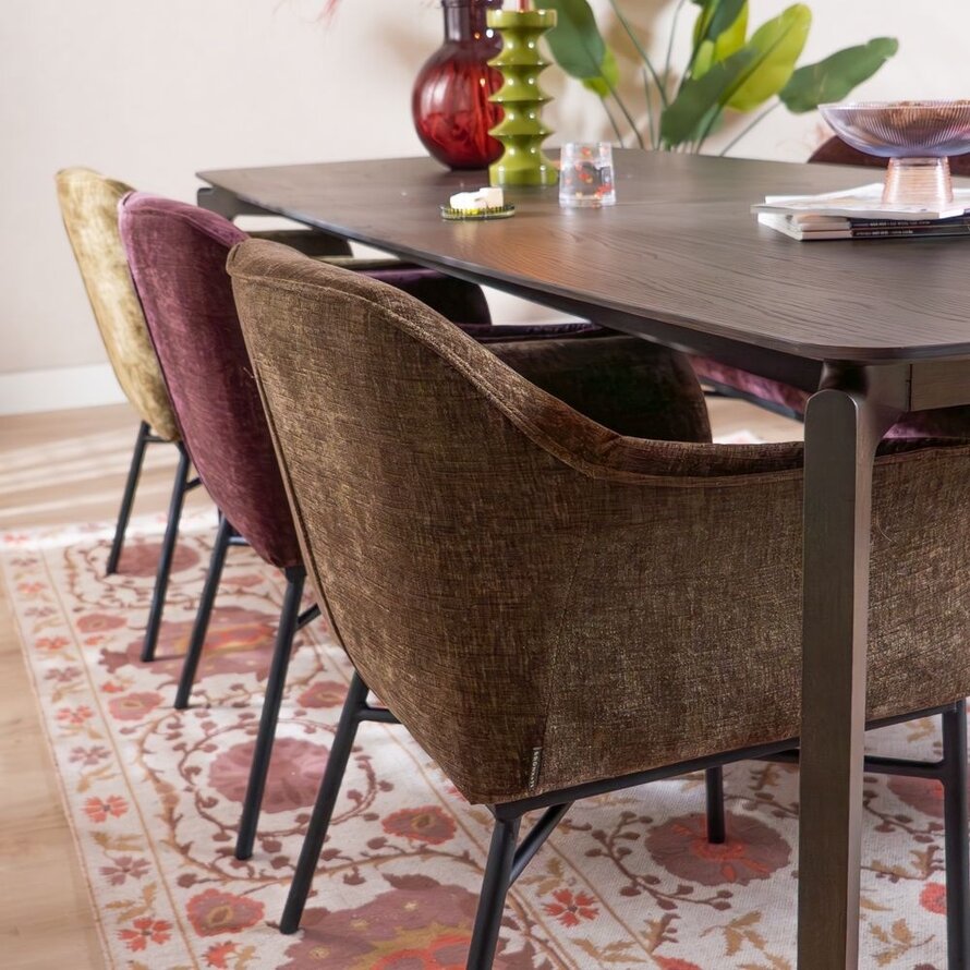 Stuhl Nubo Chenille Mocha