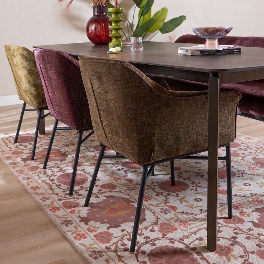 Stuhl Nubo Chenille Mocha