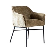 Bronx71 Stuhl Nubo Chenille Olivgrün