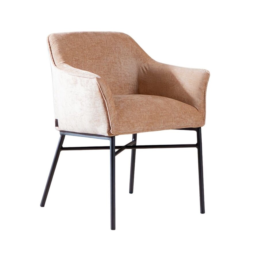 Stuhl Nubo Chenille Peach