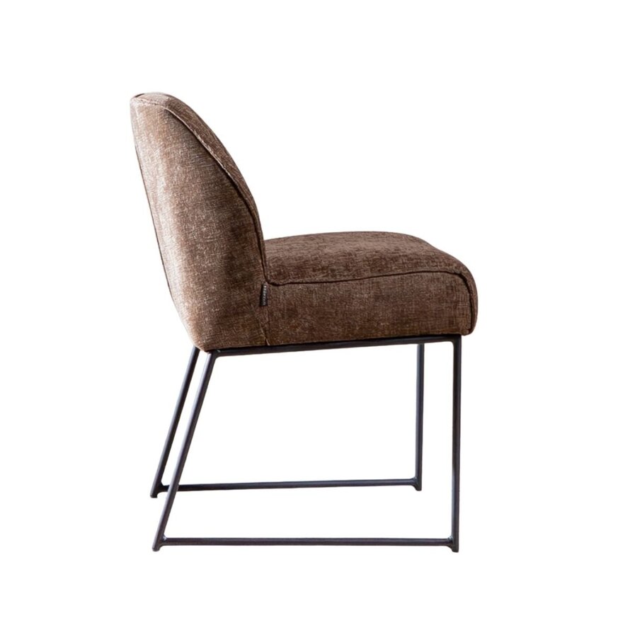 Stuhl Momo Chenille Mocha