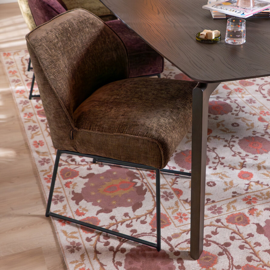 Stuhl Momo Chenille Mocha