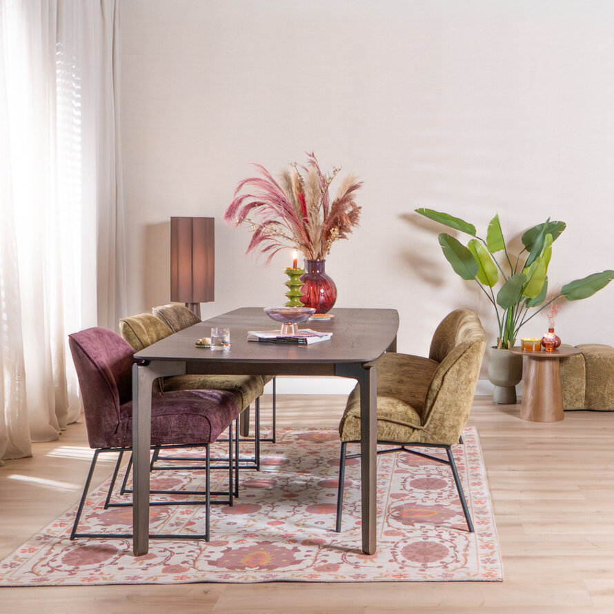 Stuhl Momo Chenille Mocha