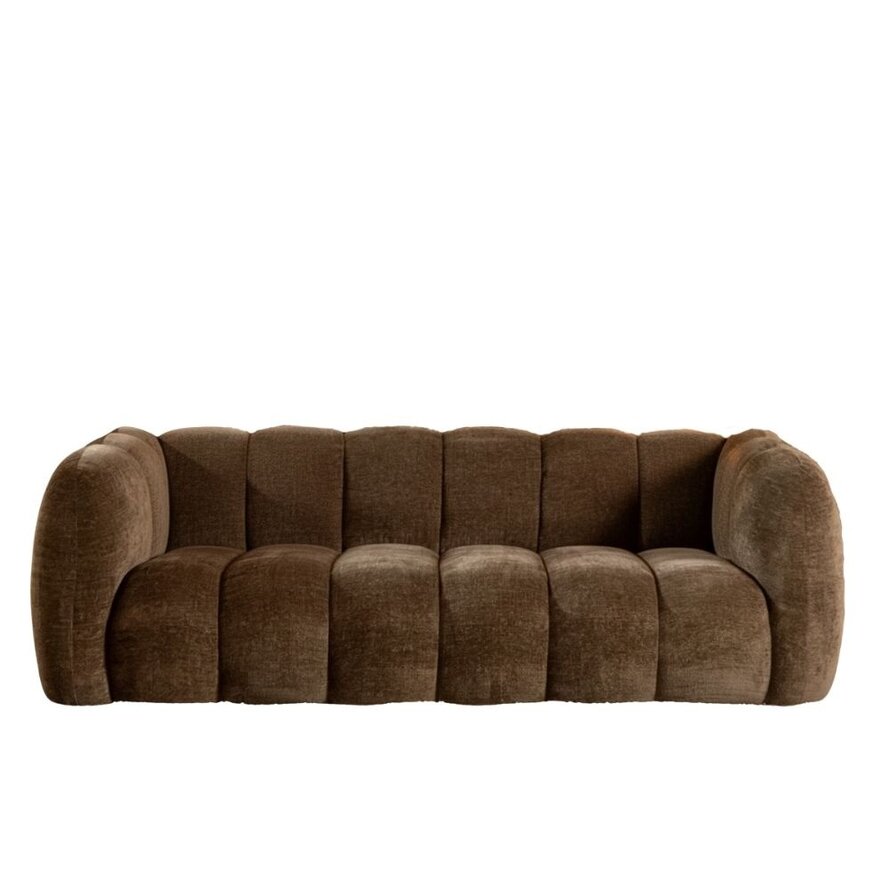 3-Sitzer-Sofa Luca chenille mocha
