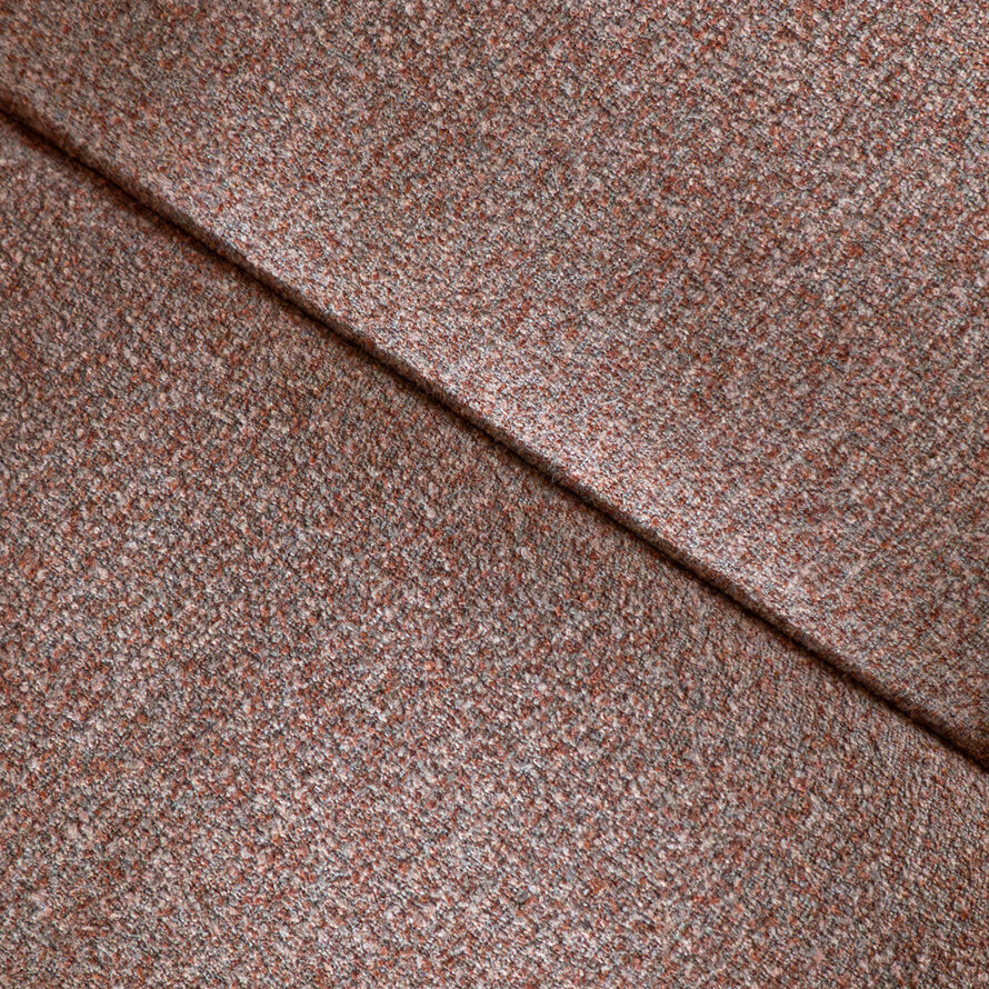 3-Sitzer-Sofa Luca Bouclé rot/rosa