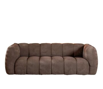 Bronx71 3-Sitzer-Sofa Luca Chenille braun