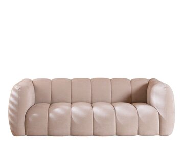 Bronx71 3-Sitzer-Sofa Luca Chenille beige