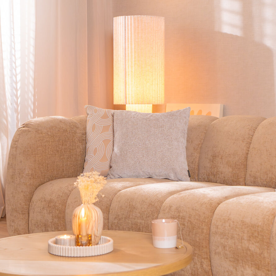 3-Sitzer-Sofa Luca chenille sand