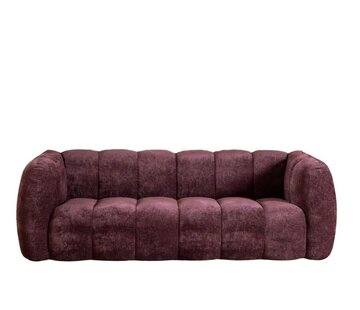 Bronx71 3-Sitzer-Sofa Luca chenille lila