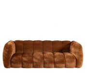 Bronx71 3-Sitzer-Sofa Luca chenille kupfer