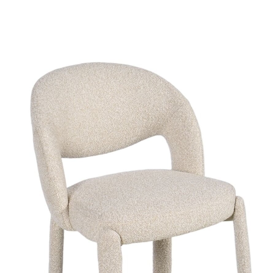 Barhocker June Bouclé taupe 70 cm