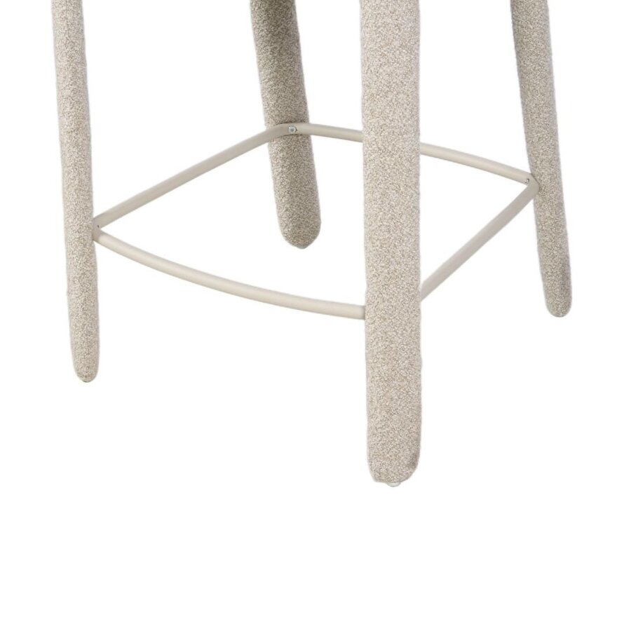 Barhocker June Bouclé taupe 70 cm