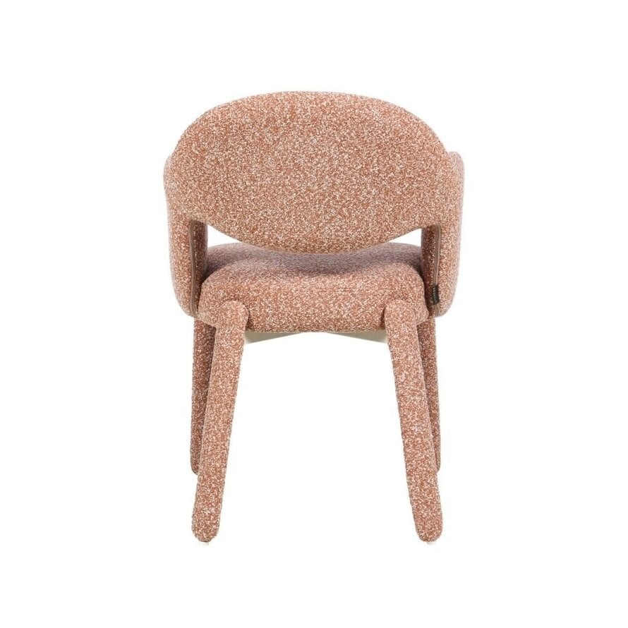 Stuhl June Bouclé terrakotta