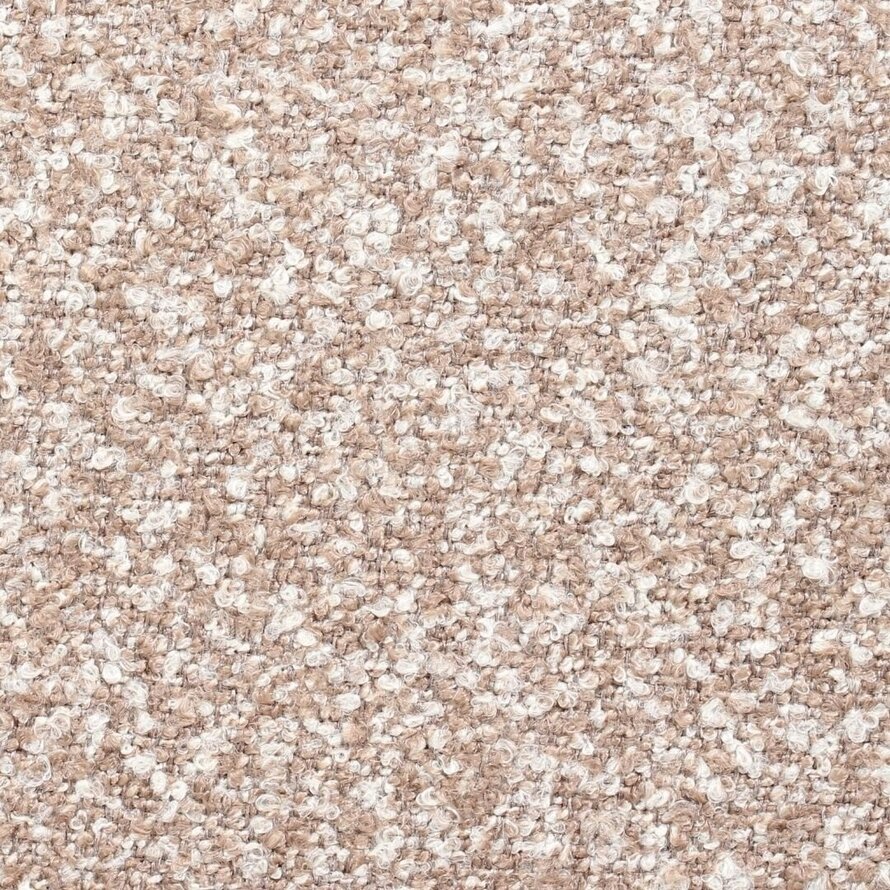 Stuhl Jules drehbar Bouclé braun