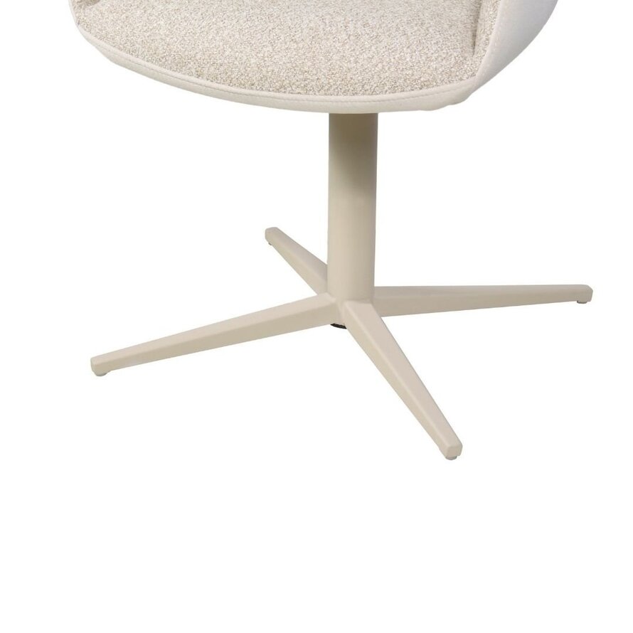 Stuhl Jules drehbar Bouclé taupe