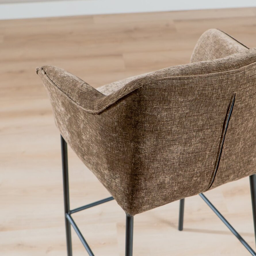 Barhocker Nubo Chenille Mocha 85 cm