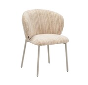 Bronx71 Stuhl Milo Chenille beige/taupe