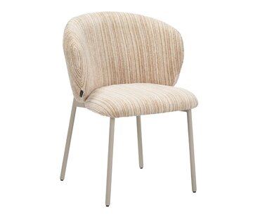 Bronx71 Stuhl Milo Chenille beige/taupe