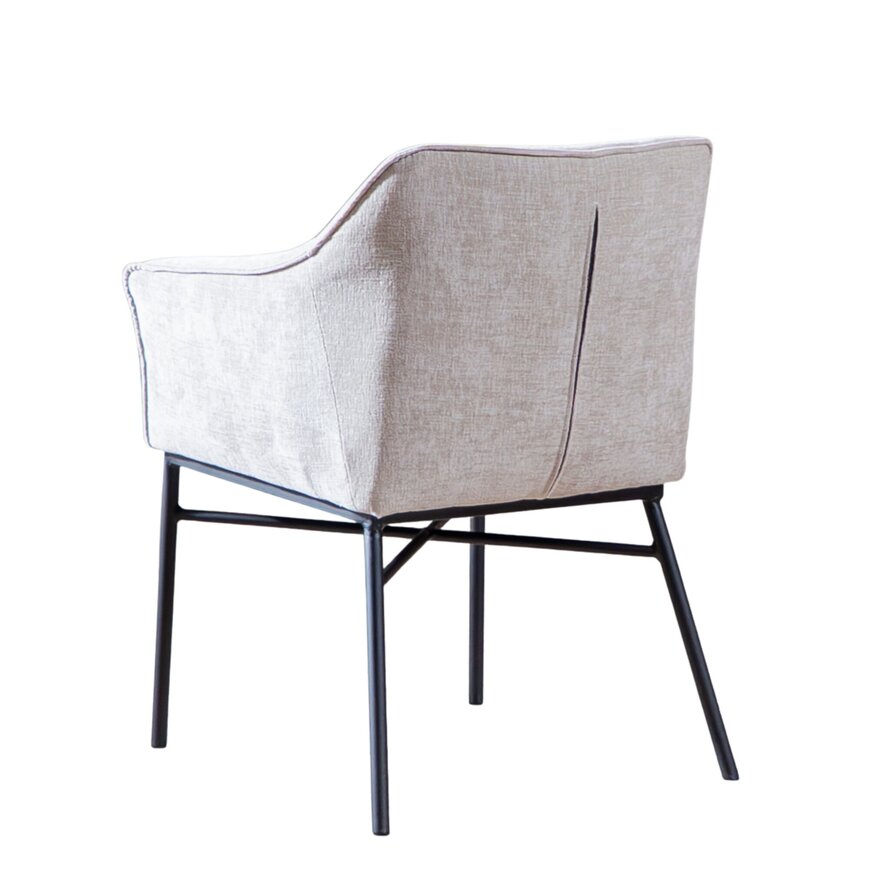 Stuhl Nubo Chenille Sand