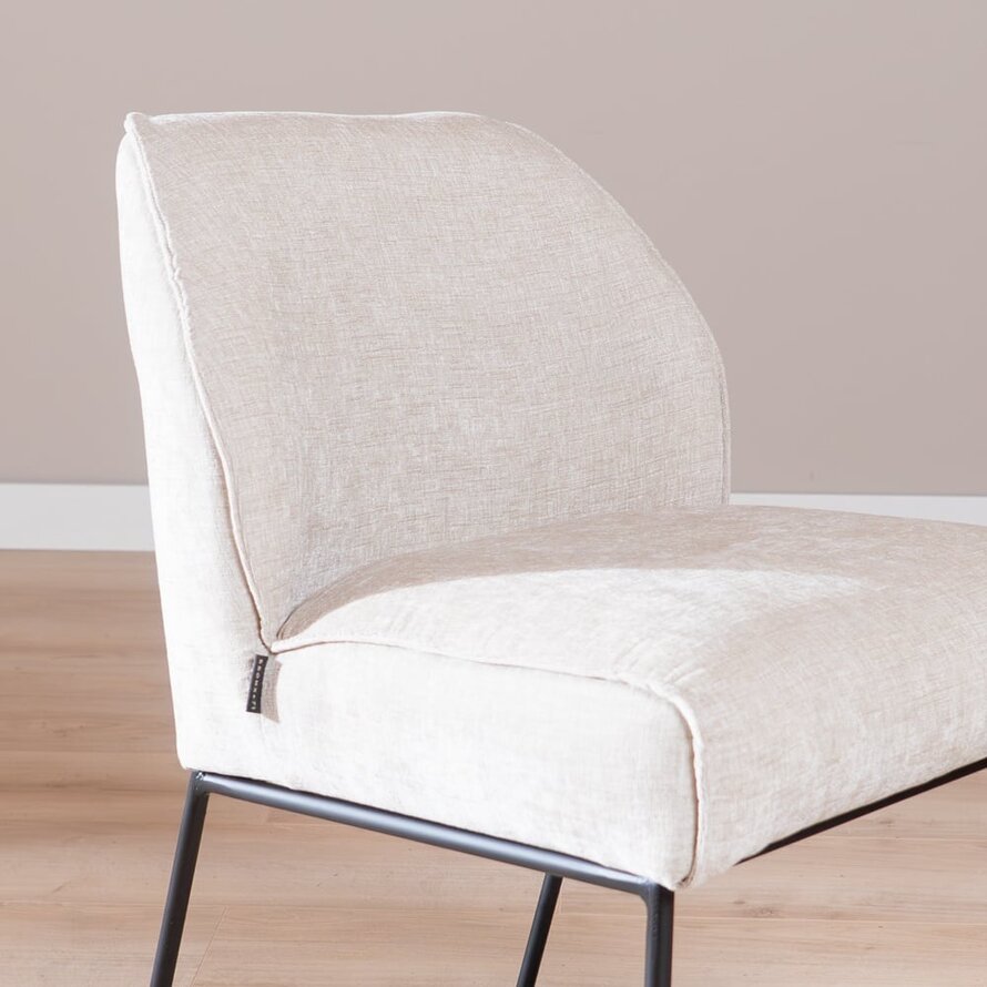Stuhl Momo Chenille Sand