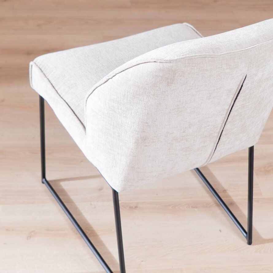 Stuhl Momo Chenille Sand