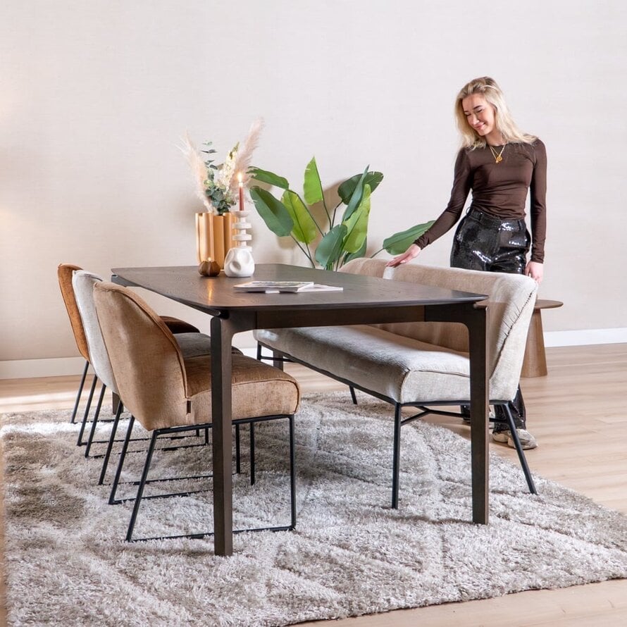 Stuhl Momo Chenille Sand