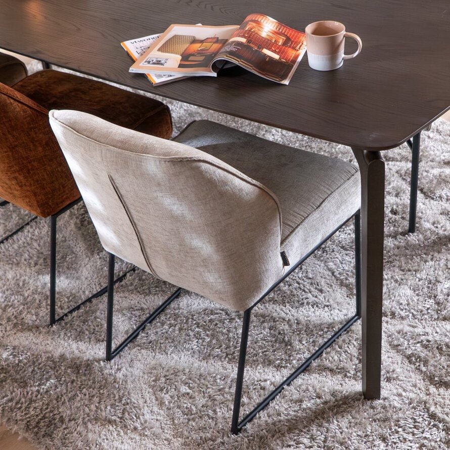 Stuhl Momo Chenille Sand