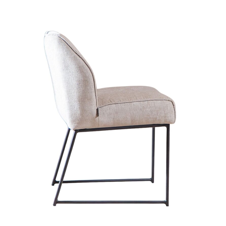 Stuhl Momo Chenille Sand