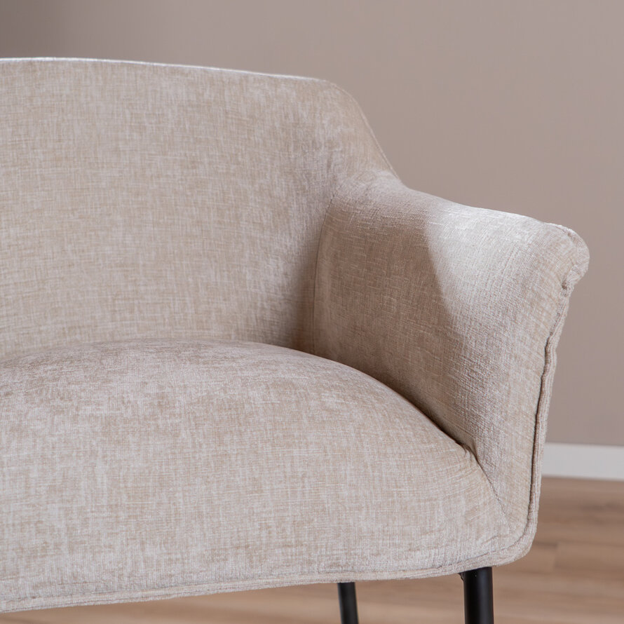 Barhocker Nubo Chenille Sand 85 cm