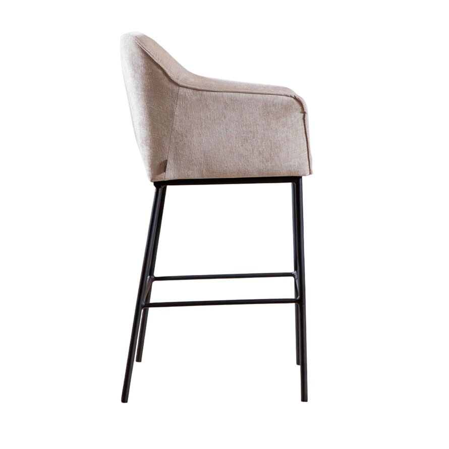 Barhocker Nubo Chenille Sand 85 cm