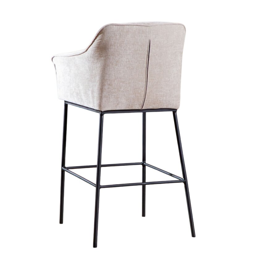 Barhocker Nubo Chenille Sand 85 cm