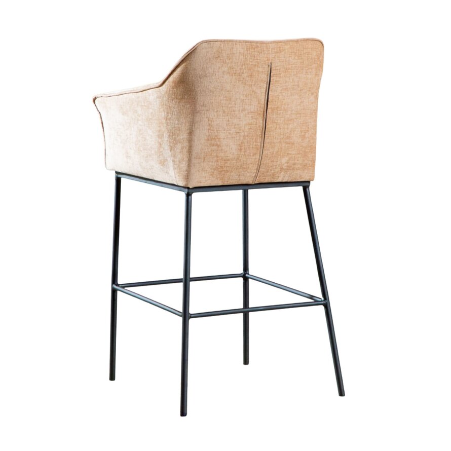 Barhocker Nubo Chenille peach 85 cm