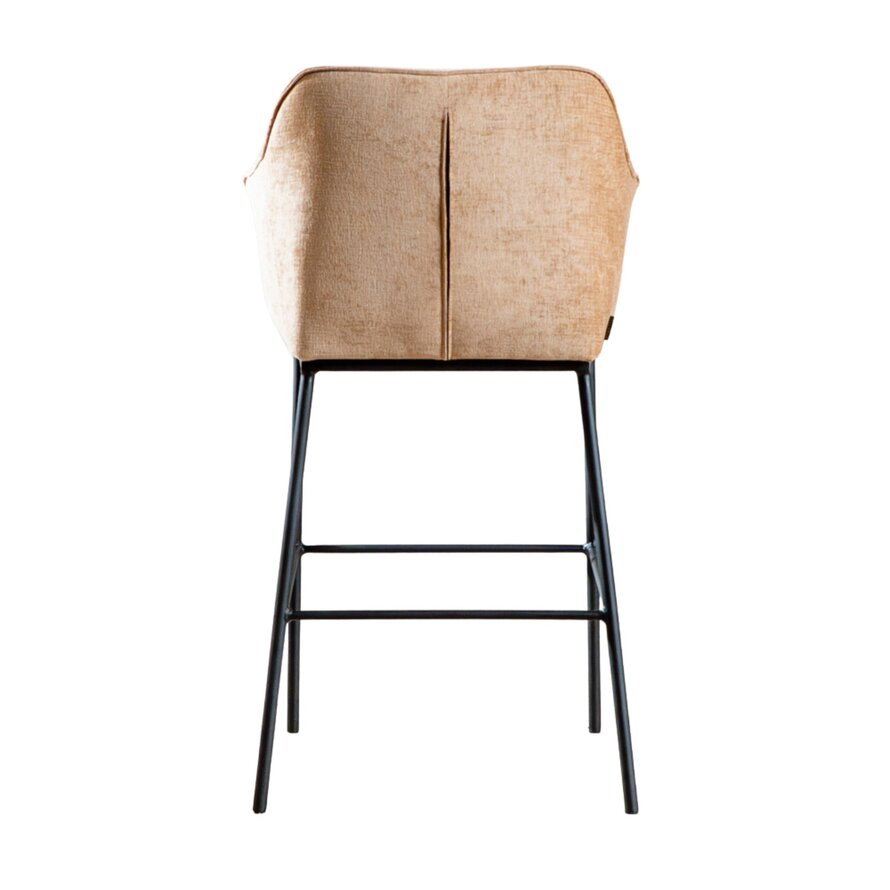 Barhocker Nubo Chenille peach 85 cm