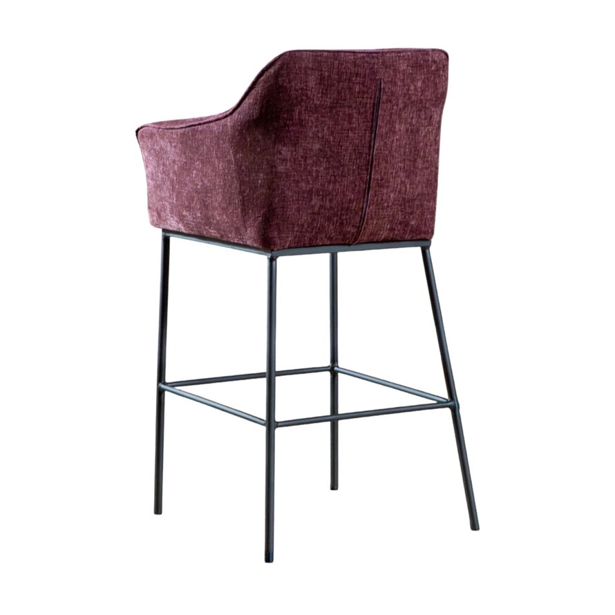 Barhocker Nubo Chenille Lila 85 cm