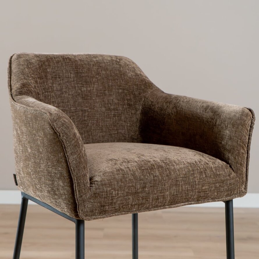 Barhocker Nubo Chenille Mocha 85 cm