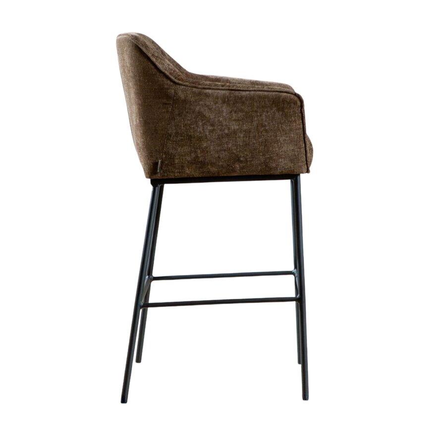 Barhocker Nubo Chenille Mocha 85 cm