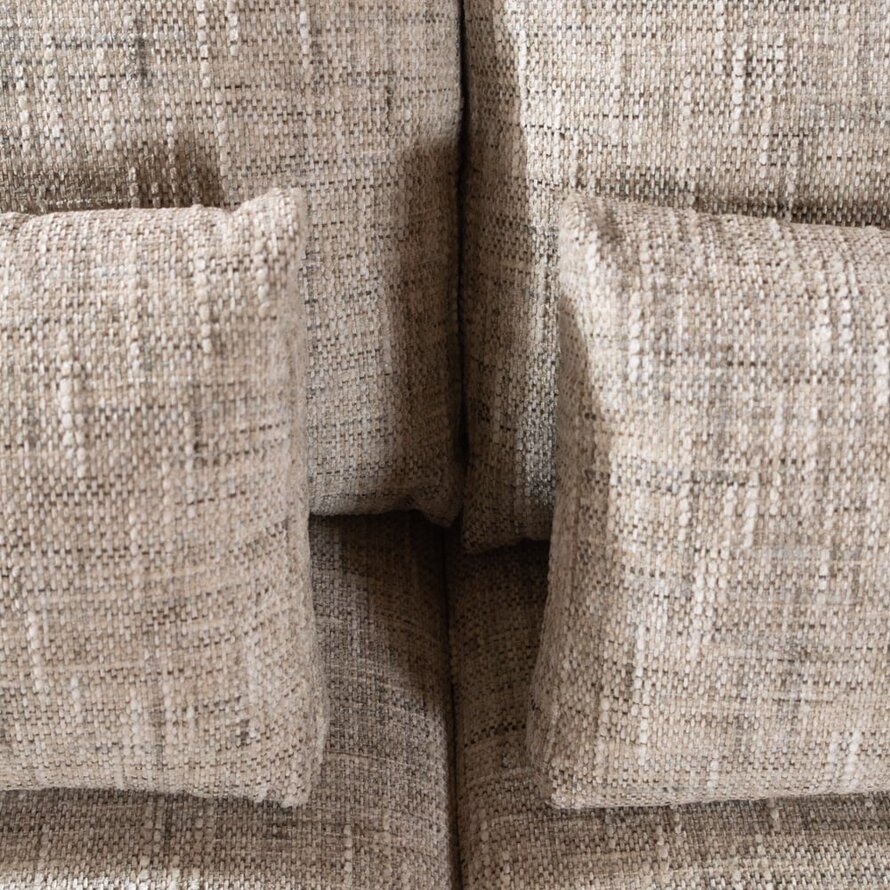 3-Sitzer Sofa Kyle Chenille sand grey