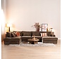 U-Sofa Kyle 6-Sitzer chenille mocha
