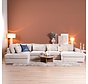 U-Sofa Kyle 6-Sitzer chenille sand