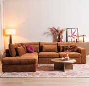 Bronx71 Ecksofa Kyle chenille kupfer links