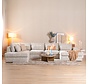 U-Sofa Kyle 6-Sitzer chenille sand grey